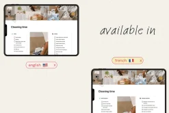Cleaning time - Notion template