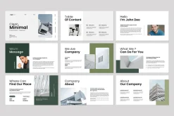 Clean Minimal Presentation Template