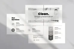Clean Presentation Template