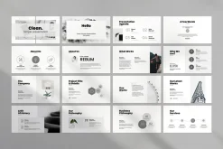 Clean Presentation Template