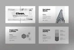 Clean Presentation Template