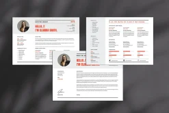Clean Resume CV Landscape