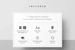 Clean Resume Pack | Word, Pages
