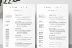 Clean Resume Pack | Word, Pages