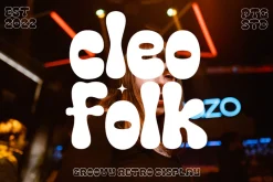 Cleo Folk | Groovy Retro Display