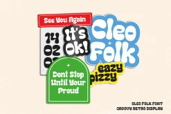 Cleo Folk | Groovy Retro Display
