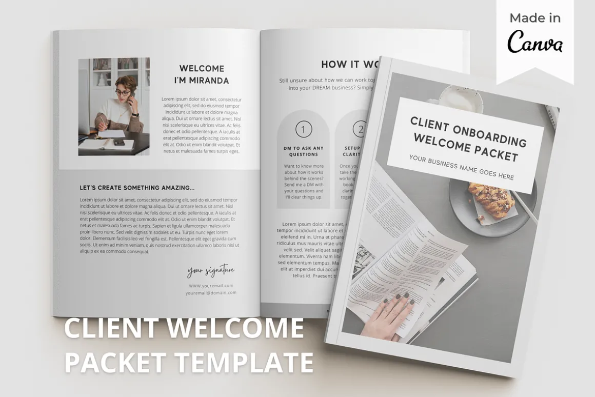 Client Welcome Book Template