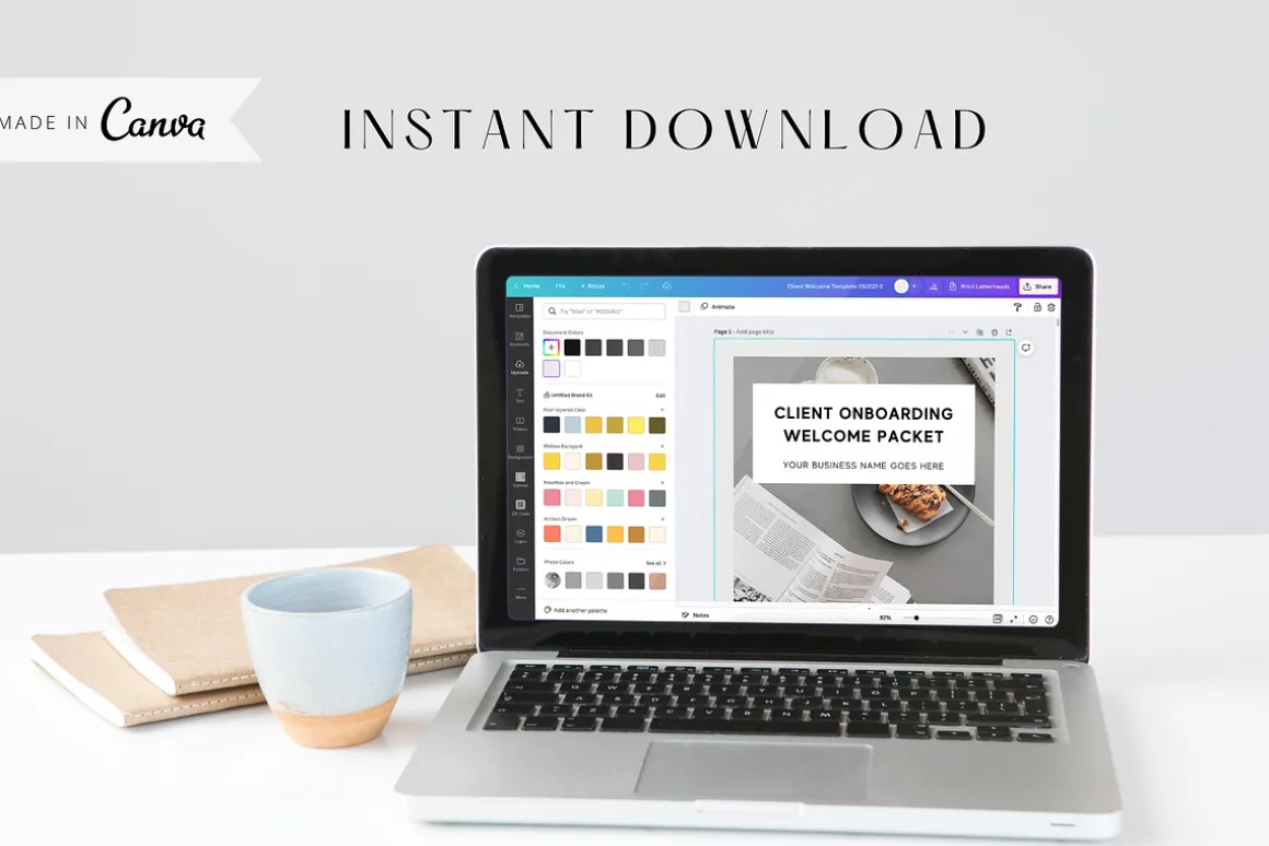 Client Welcome Book Template