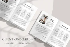 Client Welcome Book Template