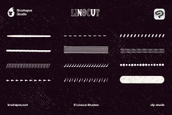 Clip Studio Linocut Brushes