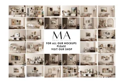 Close Up 30 Frame Mockup Bundle