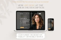 Coaching Website Template Canva Site