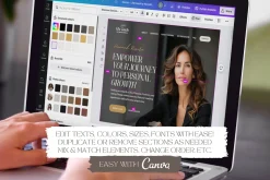 Coaching Website Template Canva Site