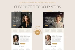Coaching Website Template Canva Site