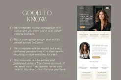 Coaching Website Template Canva Site