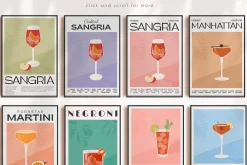 COCKTAIL O'CLOCK II Art Posters
