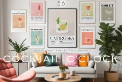 COCKTAIL O'CLOCK II Art Posters