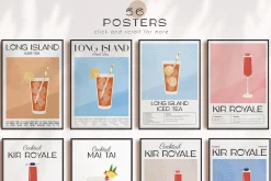 COCKTAIL O'CLOCK II Art Posters