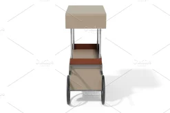 Coffee Cart 3D Model
