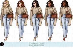 Coffee & cookies clipart bundle png