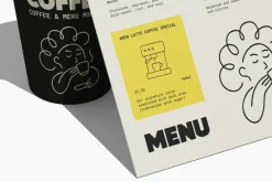Coffee Menu & Cup Mockup Branding