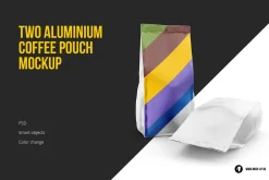 Coffee Pouch Mockup. 6 in 1 Pack