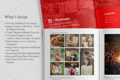 Coffee Table Book Template in Canva