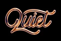 Cold Glass Chrome Text Effect