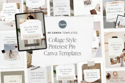 Collage Pinterest Pin Canva Template