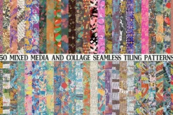 50 Collage And Mixed Media Patterns