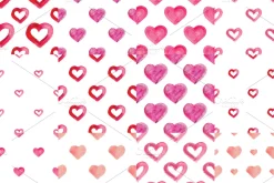 Collection of vector hearts