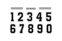 College Style - Retro Font Types