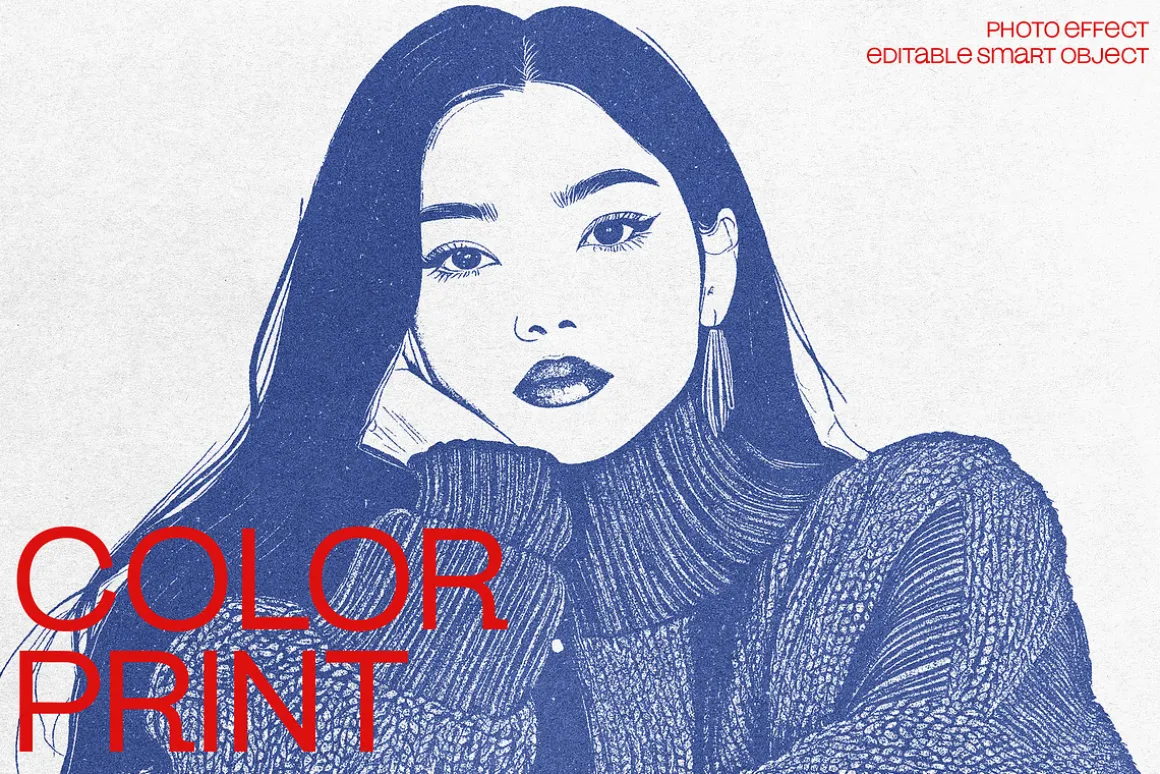 Color Print Photo Effect