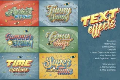 Color 3D Text Effects