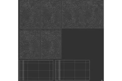 Colored Fabric Catalog 3D Model