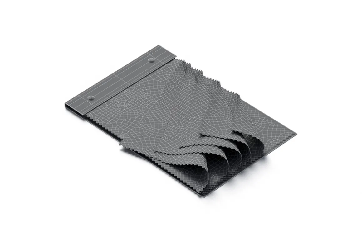 Colored Fabric Catalog 3D Model