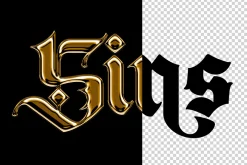 Colored Metallic Chrome Effect