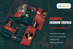 Colorful Fashion - Trifold Brochure