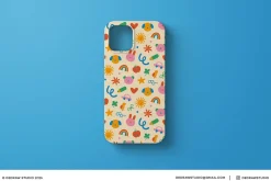 Colorful Children Doodle Pattern