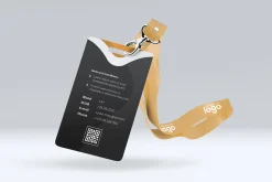 Colorful ID Card Design Template