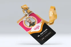 Colorful ID Card Design Template
