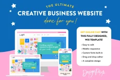 Colorful Wix Website Template