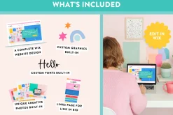 Colorful Wix Website Template