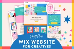 Colorful Wix Website Template
