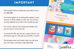 Colorful Wix Website Template