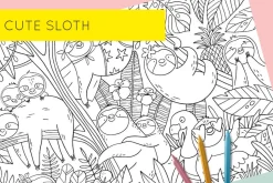 9 COLORING poster for kids