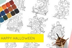 9 COLORING poster for kids