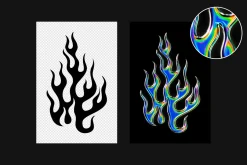 Color Metal Chrome Text Effect