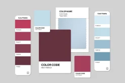 Color Palette Mockup Template