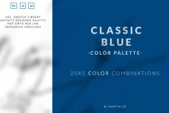 Color Palettes swatches Classic Blue